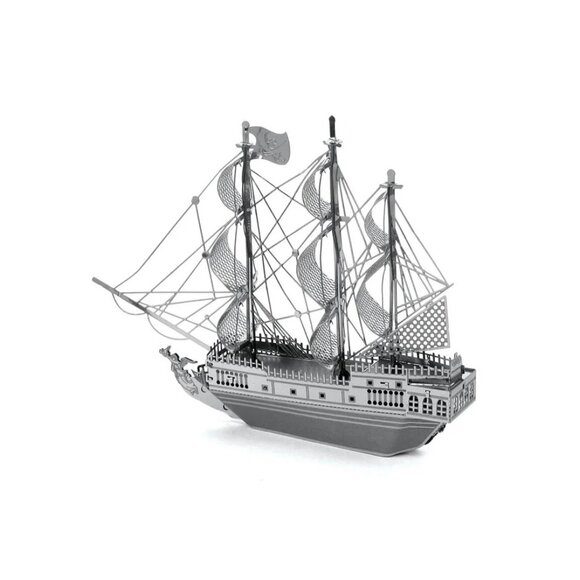 Fascinations Metal Earth The Black Pearl Model Kit Steel Model MMS012 - Picture 4 of 5